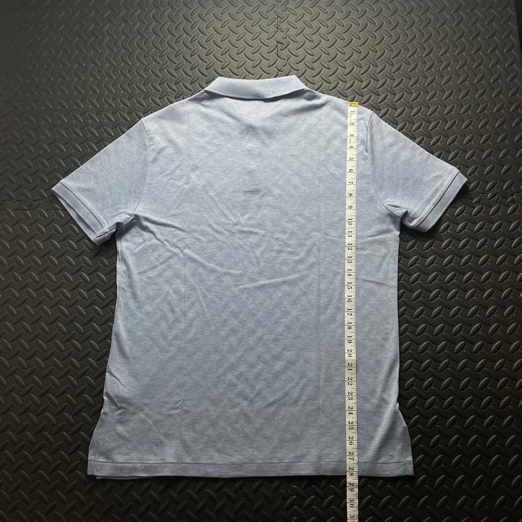 Ralph Lauren Light Blue Polo Shirt | Men’s Custom Slim Fit L / 3622