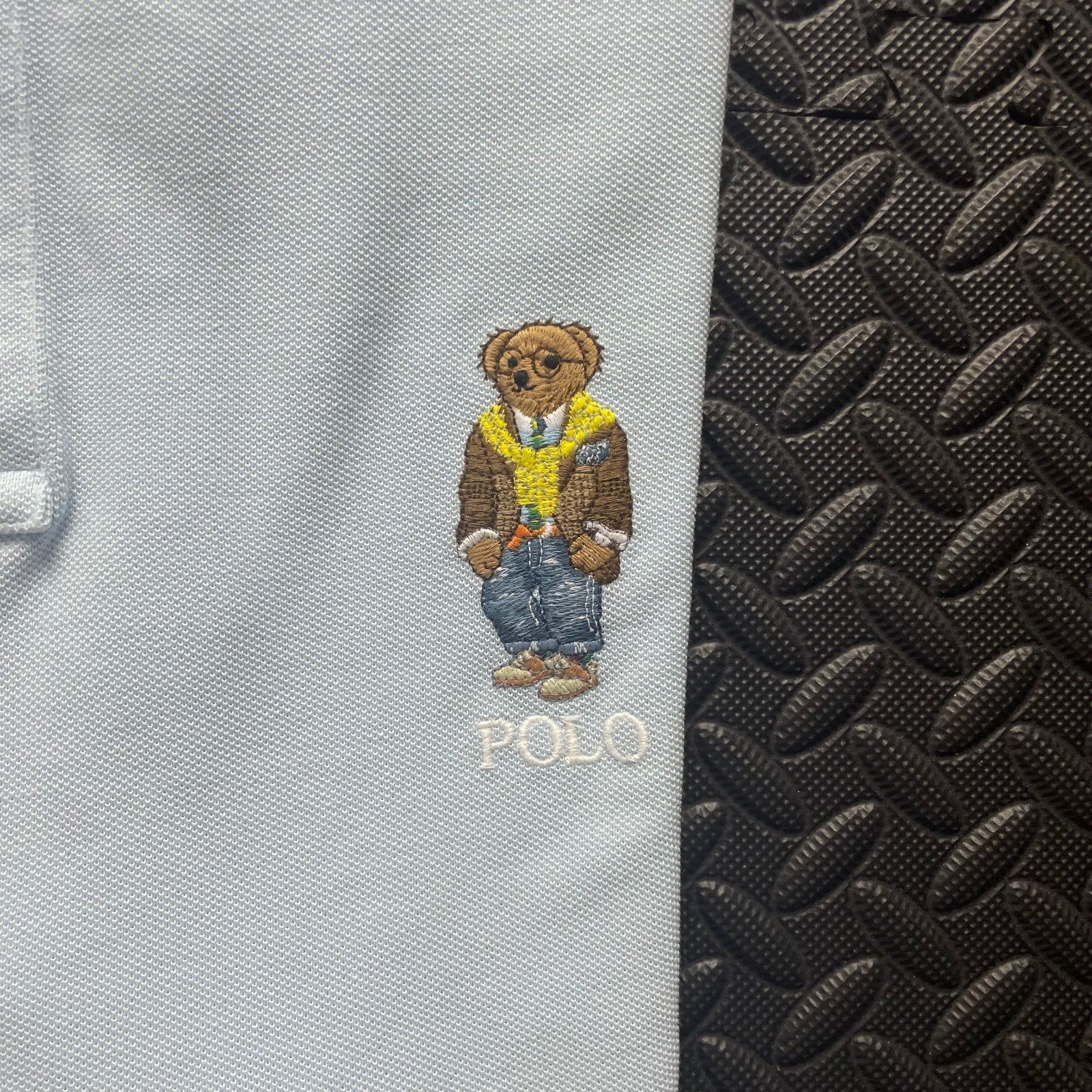 Ralph Lauren Light Blue Polo Shirt | Men’s Classic Fit L | Polo Bear / 3397
