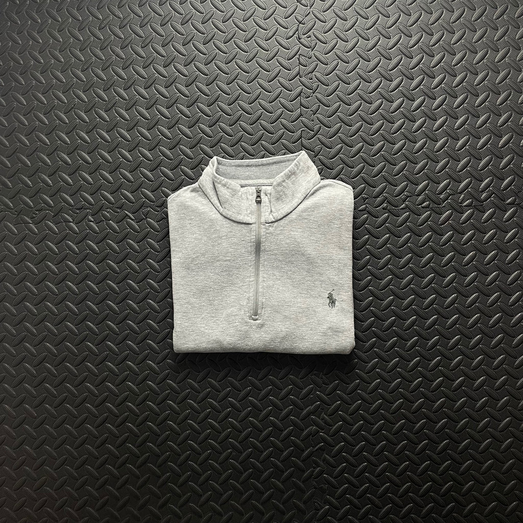 Ralph Lauren Grey 1/4 Zip Jumper | Mens Classic Fit XL / 3733