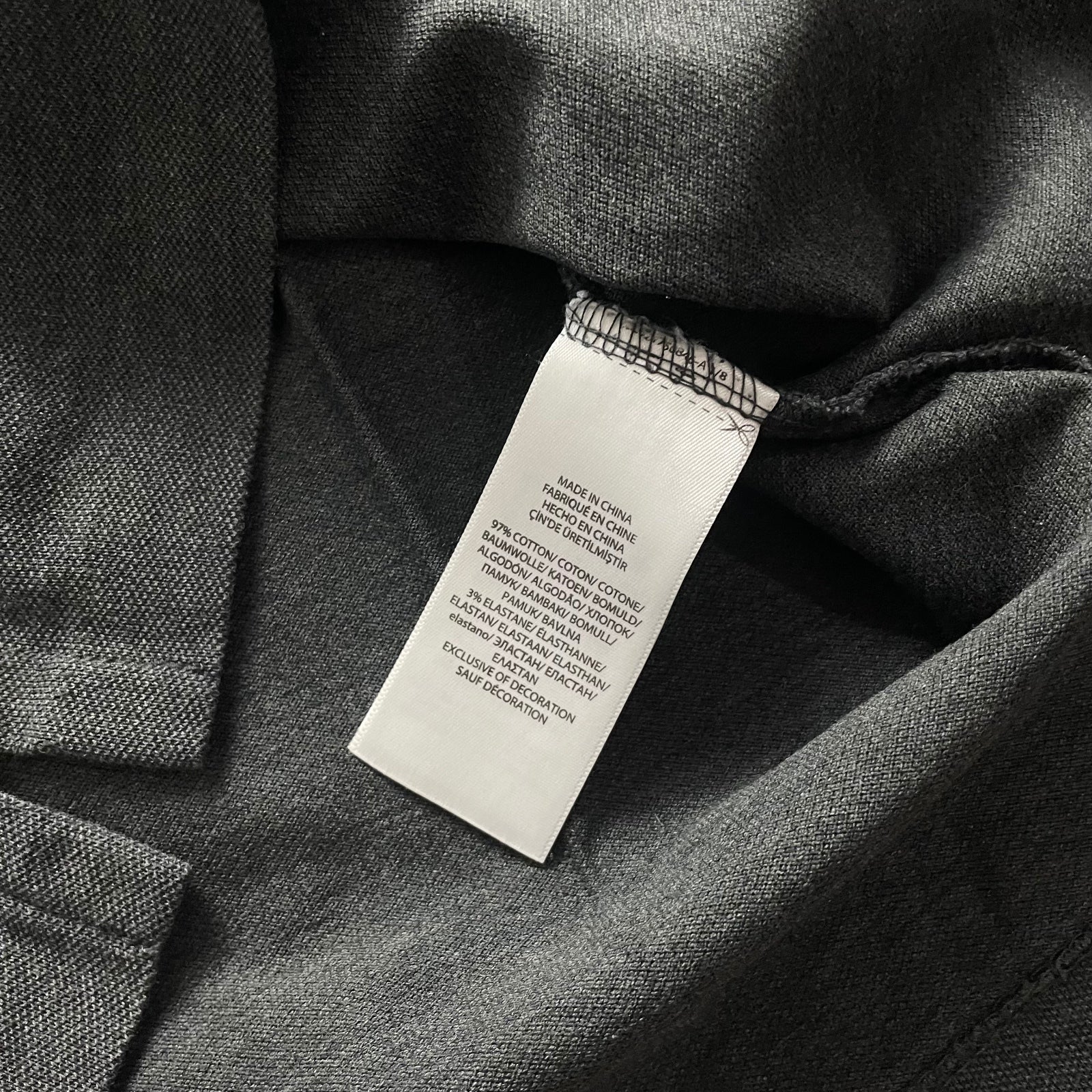 Ralph Lauren Grey Polo Shirt | Men’s Slim Fit M / 3432
