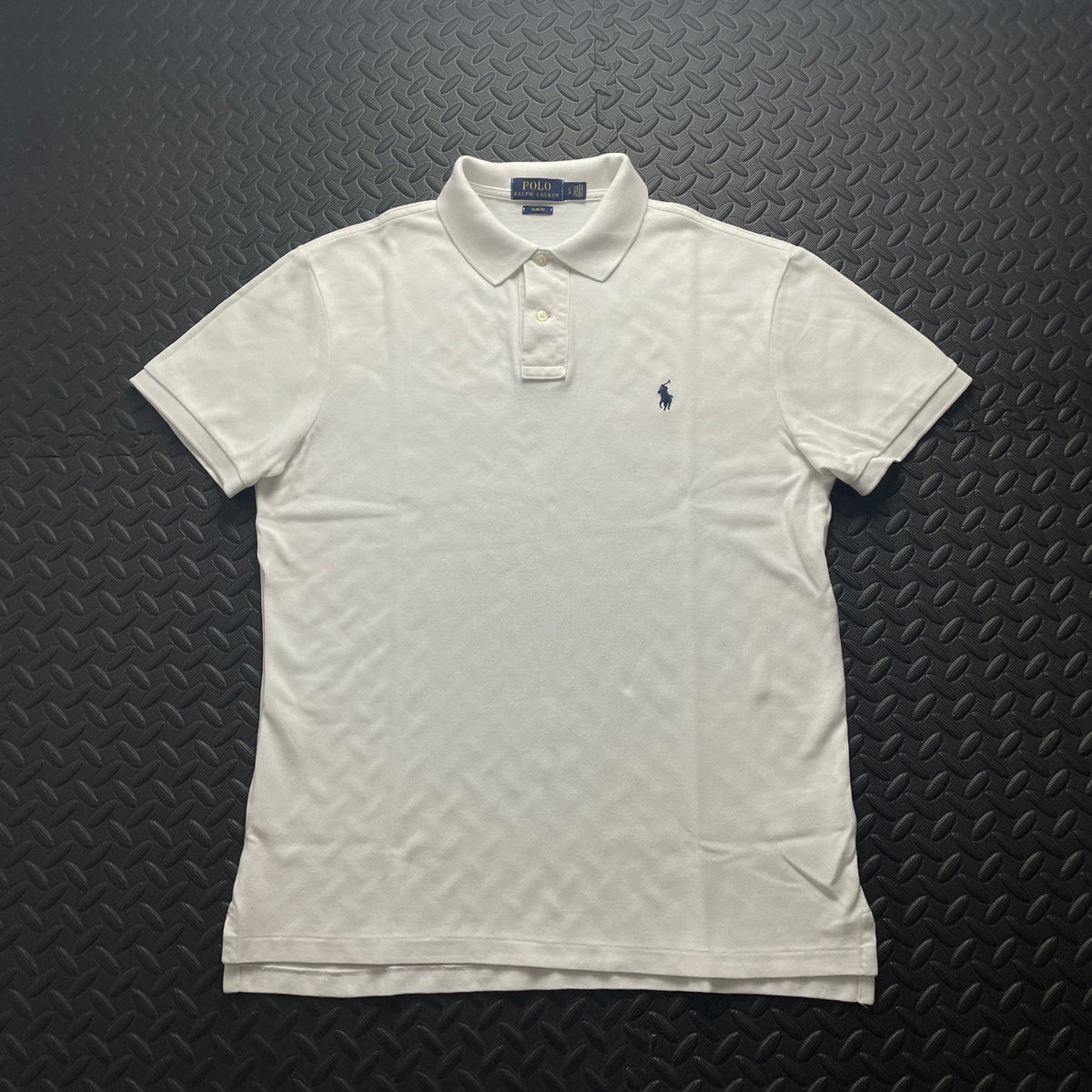 Ralph Lauren White Polo Shirt | Men’s Slim Fit L / 3648
