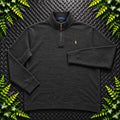 Ralph Lauren Charcoal Grey 1/4 Zip Jumper | Men’s Classic Fit XL / 3789