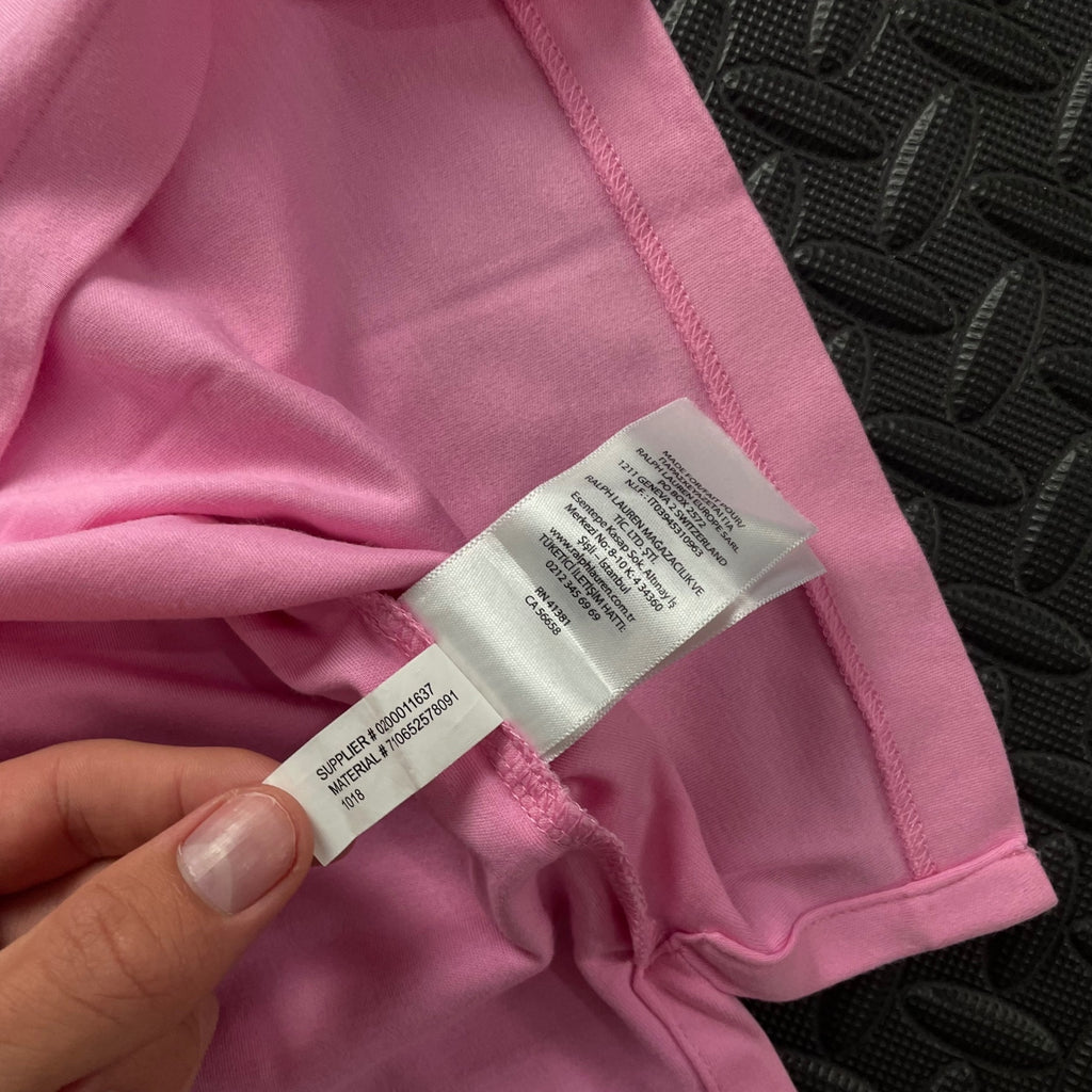 Ralph Lauren Pink Polo Shirt | Men’s Slim Fit L / 3715