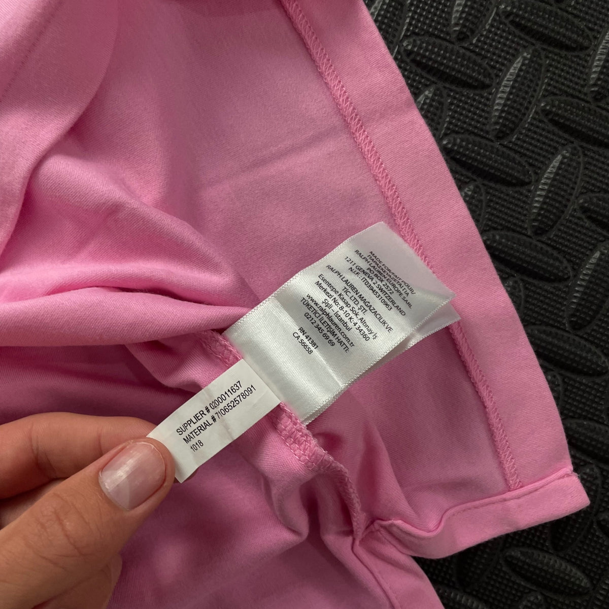 Ralph Lauren Pink Polo Shirt | Men’s Slim Fit L / 3715