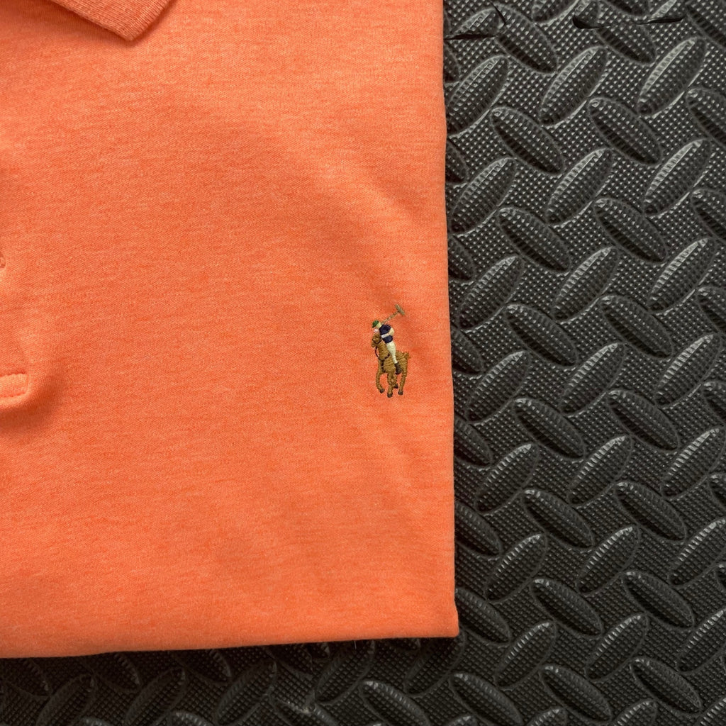 Ralph Lauren Orange Polo Shirt | Men’s Slim Fit XXL / 3718