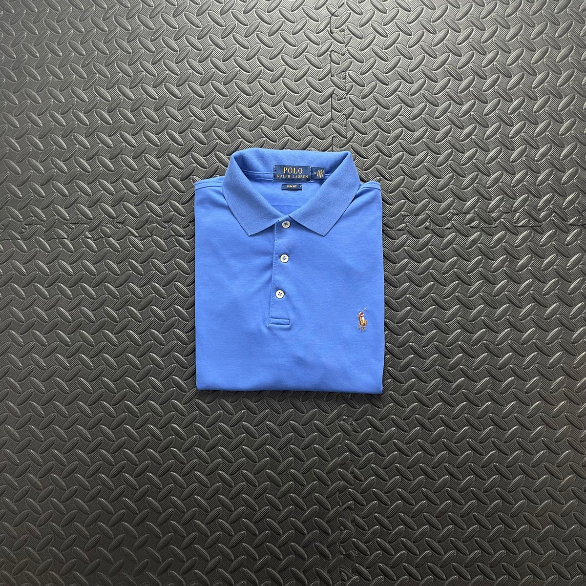 Ralph Lauren Blue Polo Shirt | Men’s Slim Fit M / 3707