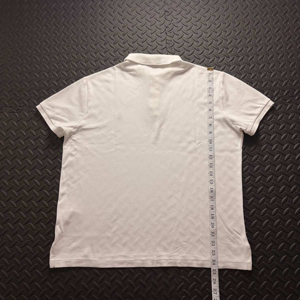 Ralph Lauren White Polo Shirt | Men’s Custom Slim Fit L / 3847