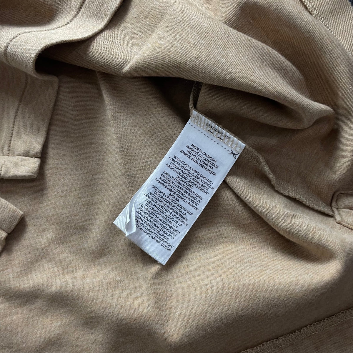 Ralph Lauren Beige Polo Shirt | Men’s Custom Slim Fit M / 3652
