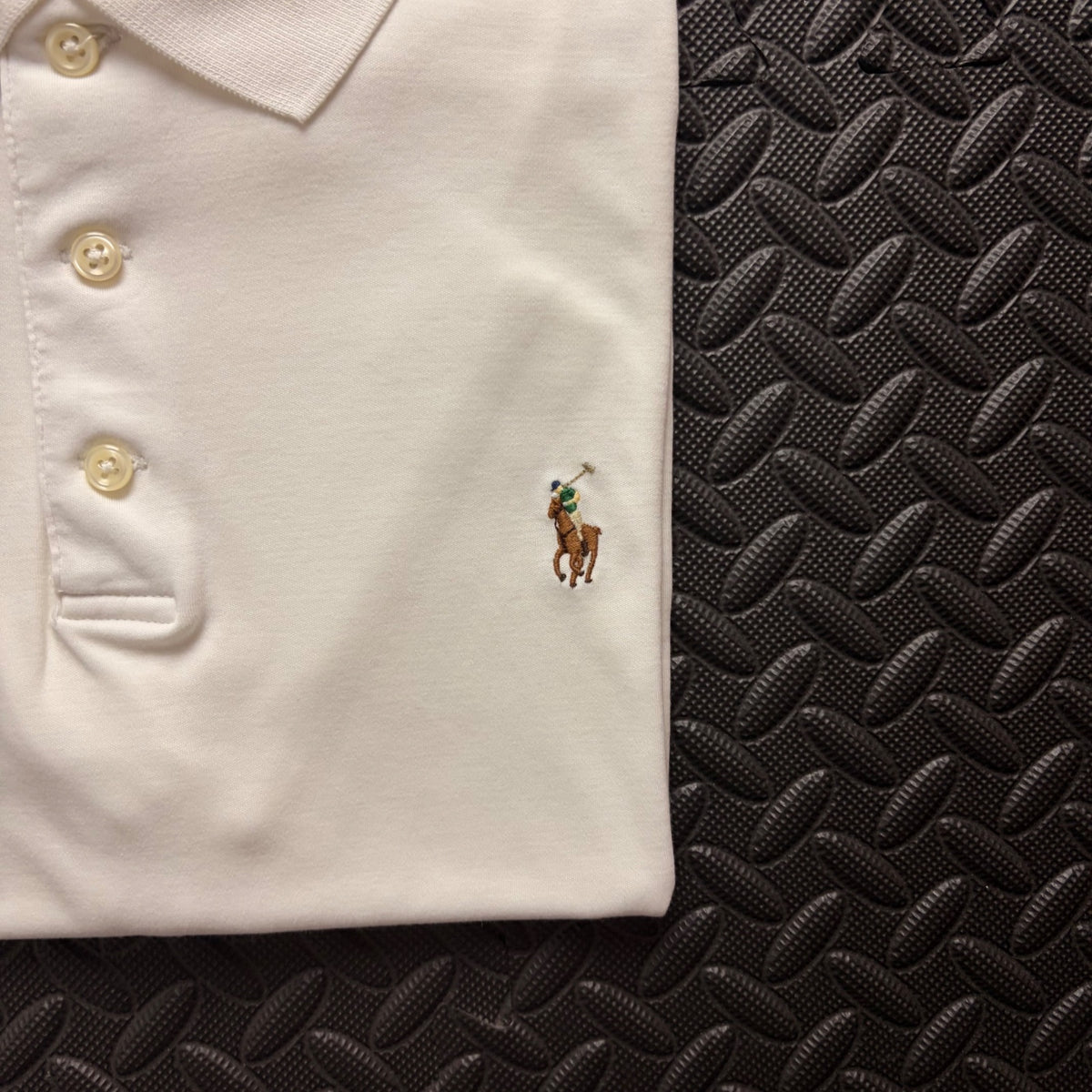 Ralph Lauren White Polo Shirt | Men’s Slim Fit M / 3838