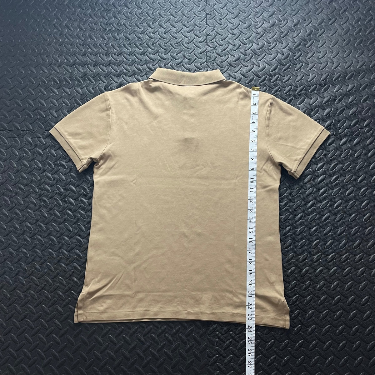 Ralph Lauren Beige Polo Shirt | Men’s Slim Fit M / 3654
