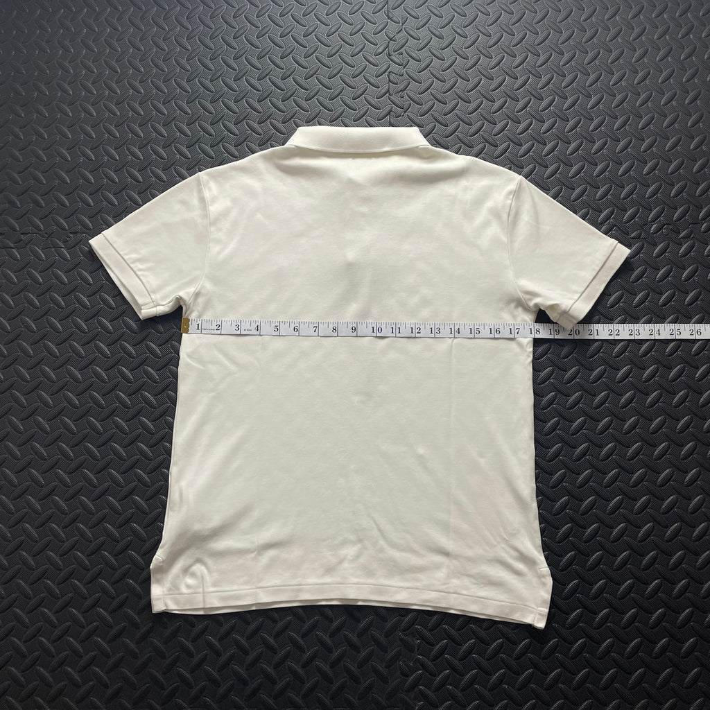 Ralph Lauren Cream White Polo Shirt | Men’s Slim Fit S / 3757