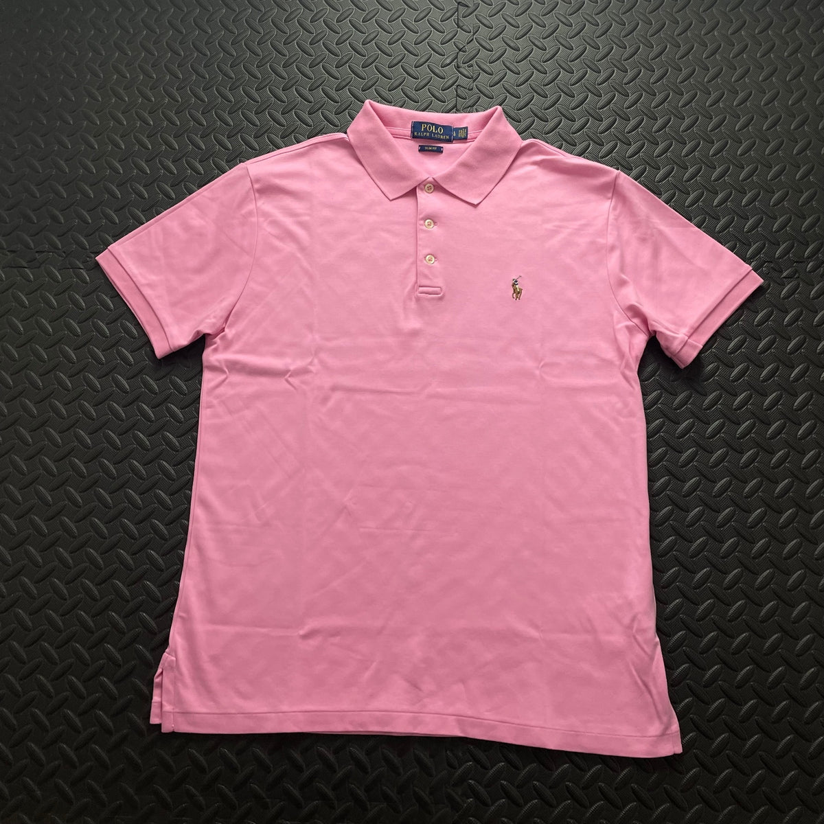 Ralph Lauren Pink Polo Shirt | Men’s Slim Fit L / 3715