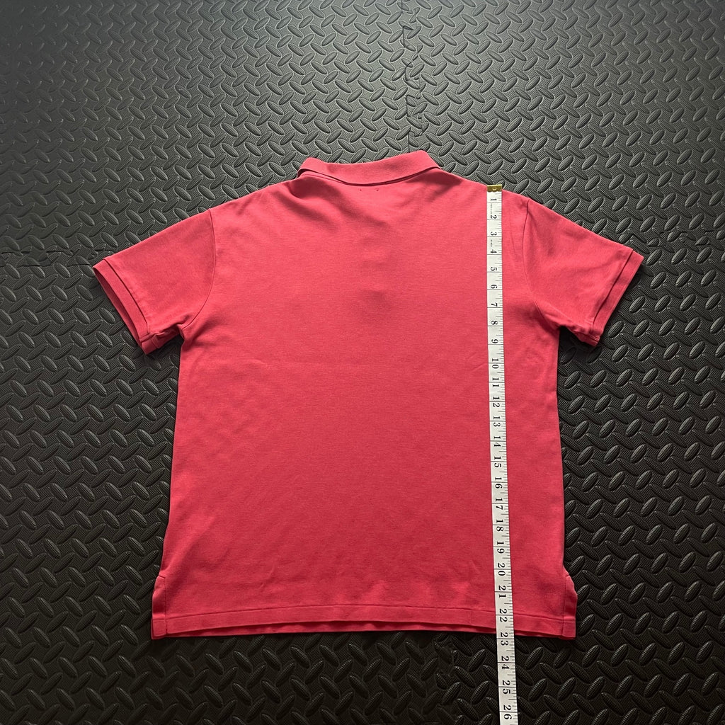 Ralph Lauren Red Pink Polo Shirt | Men’s Slim Fit M / 2682