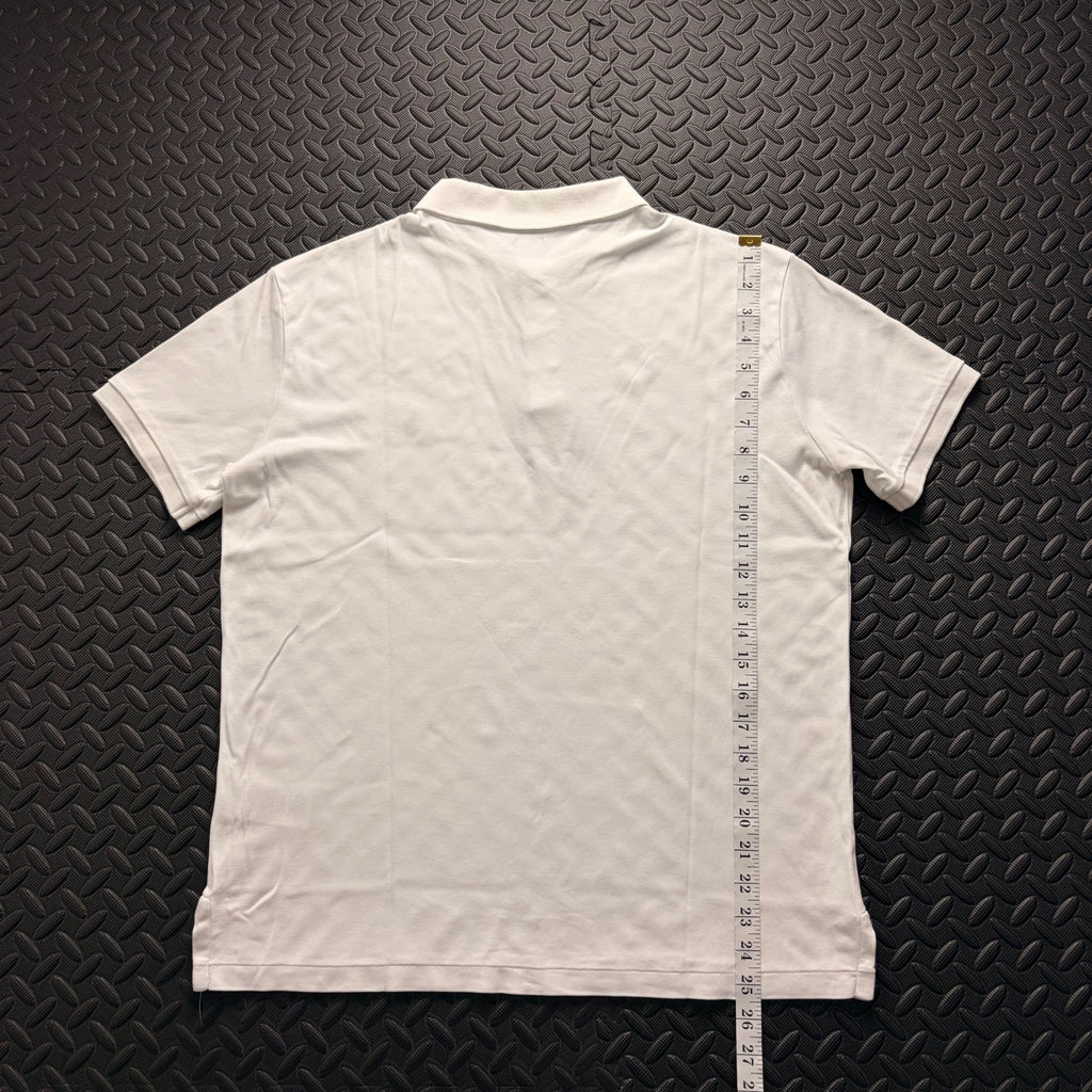 Ralph Lauren White Polo Shirt | Men’s Slim Fit L / 3863