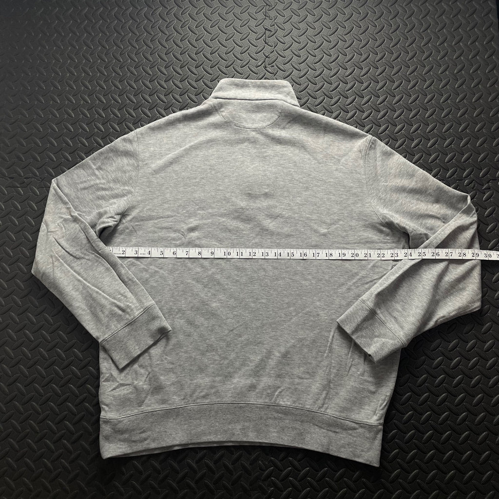 Ralph Lauren Grey 1/4 Zip Jumper | Mens Classic Fit L / 3732