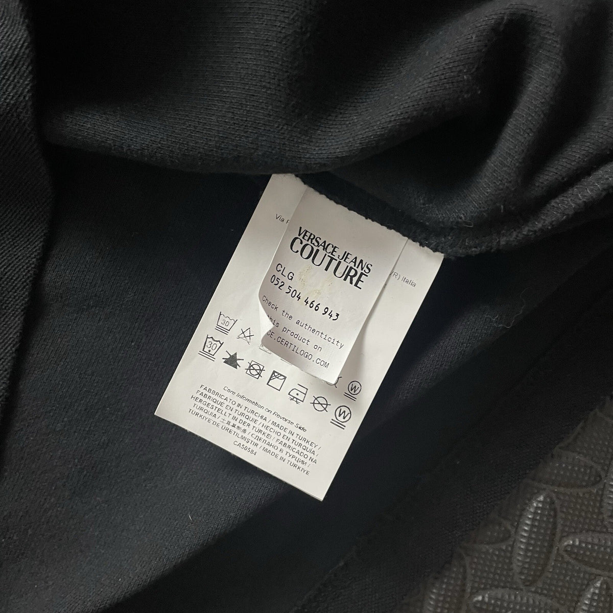 Versace Black Polo Shirt | Men’s Classic Fit M / 2877