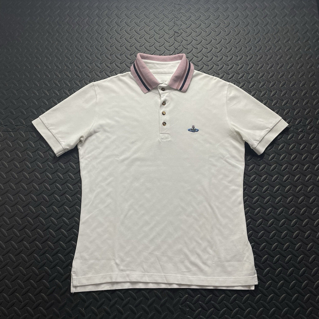 Vivienne Westwood White  Polo Shirt | Men’s Slim Fit M / 3228