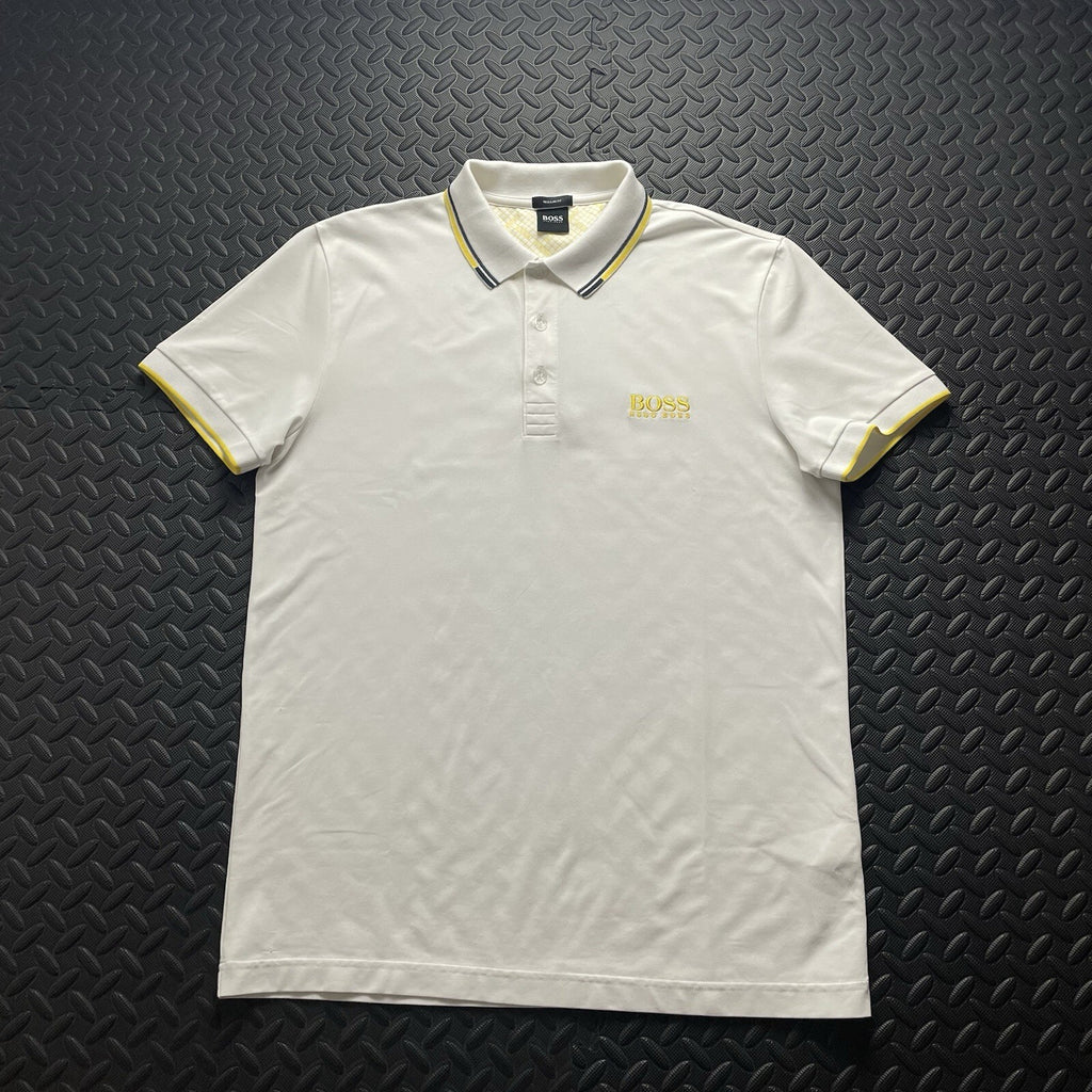 Hugo Boss White Polo Shirt | Men’s Classic Fit M / 2995