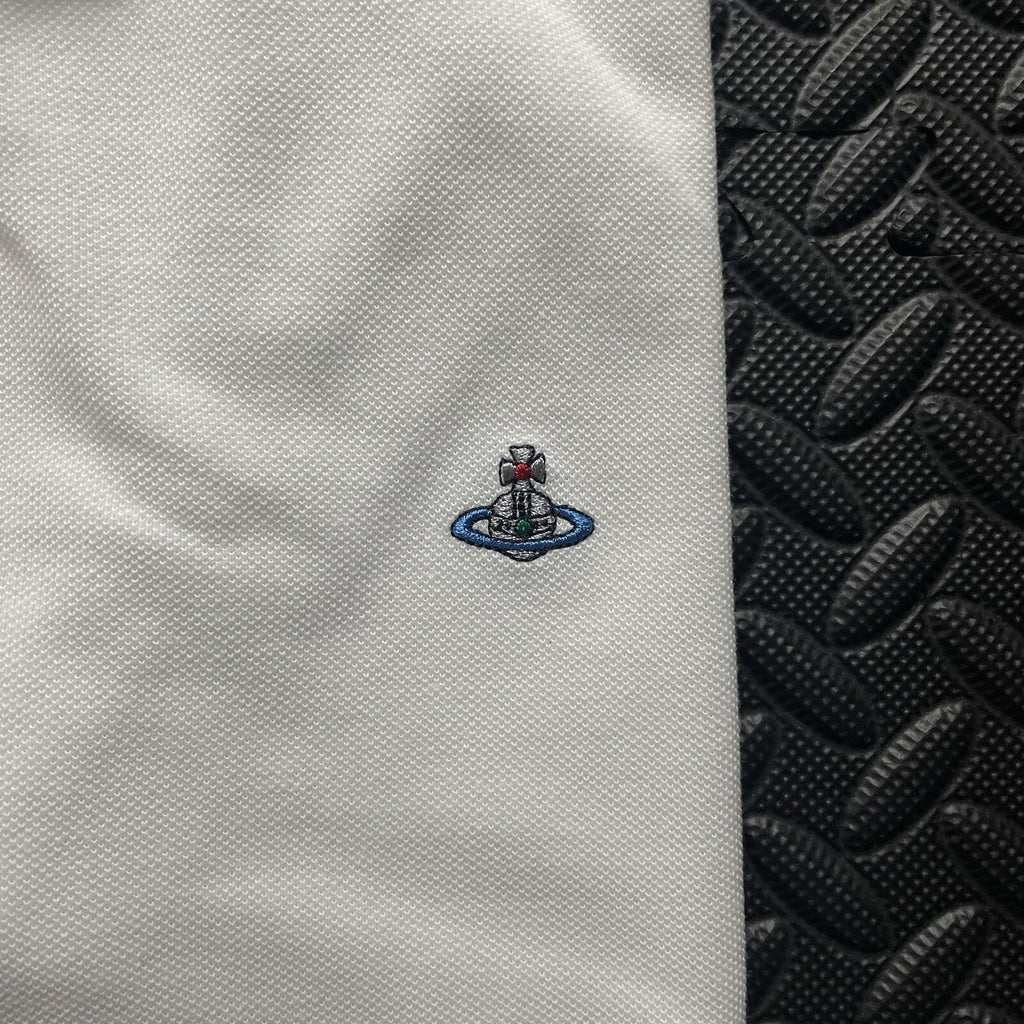 Vivienne Westwood White Polo Shirt | Men’s Slim Fit XL / 3304