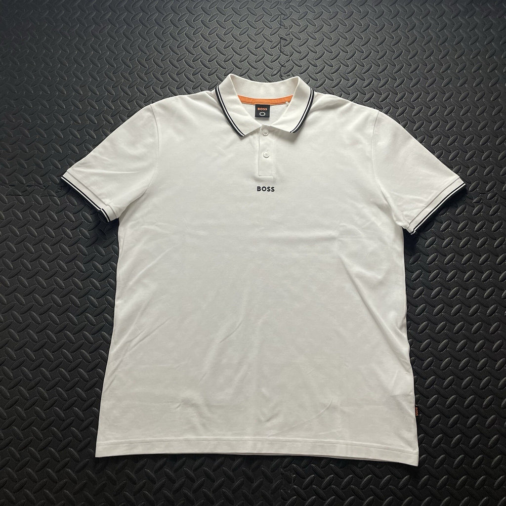 Hugo Boss White Polo Shirt | Men’s Classic Fit M