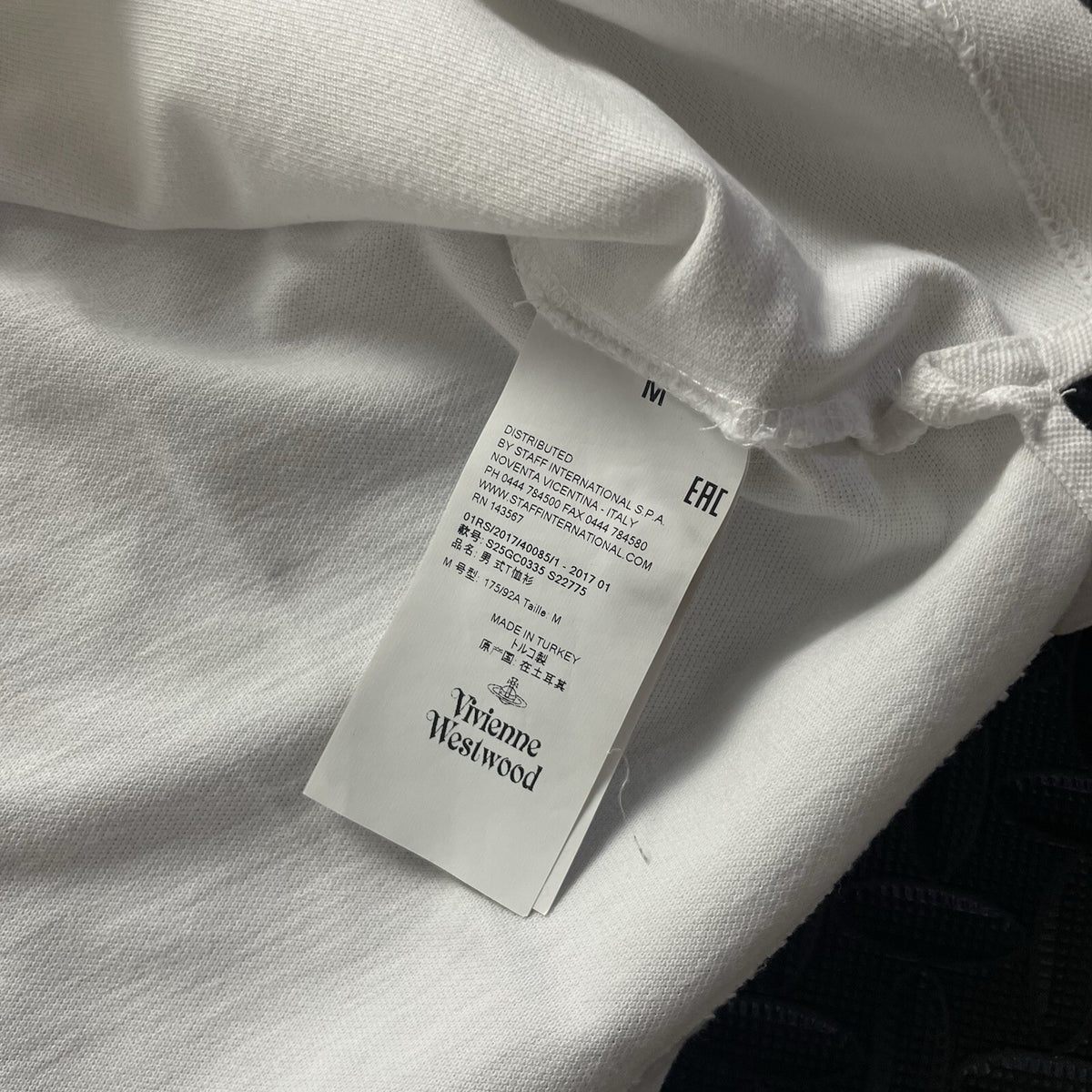 Vivienne Westwood White  Polo Shirt | Men’s Slim Fit M / 3228