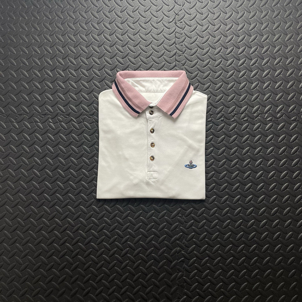 Vivienne Westwood White Polo Shirt | Men’s Slim Fit L / 3370