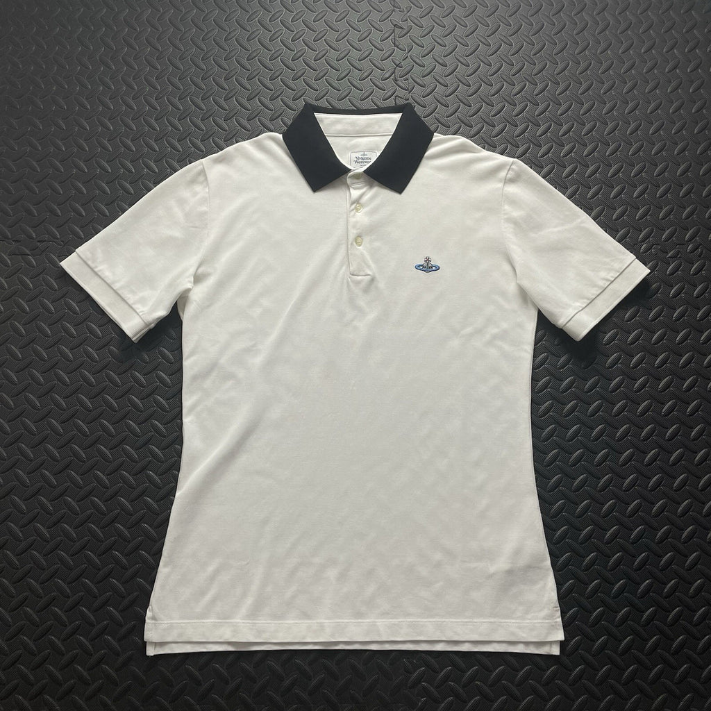 Vivienne Westwood White Polo Shirt | Men’s Slim Fit L / 3334
