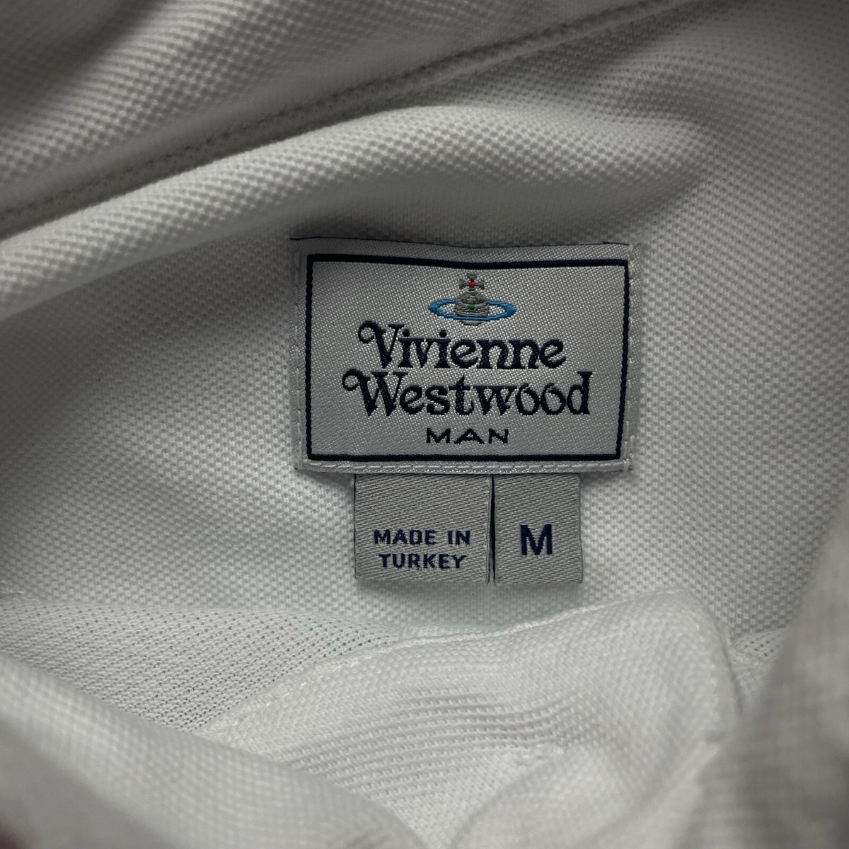 Vivienne Westwood White Polo Shirt | Men’s Slim Fit M / 3229