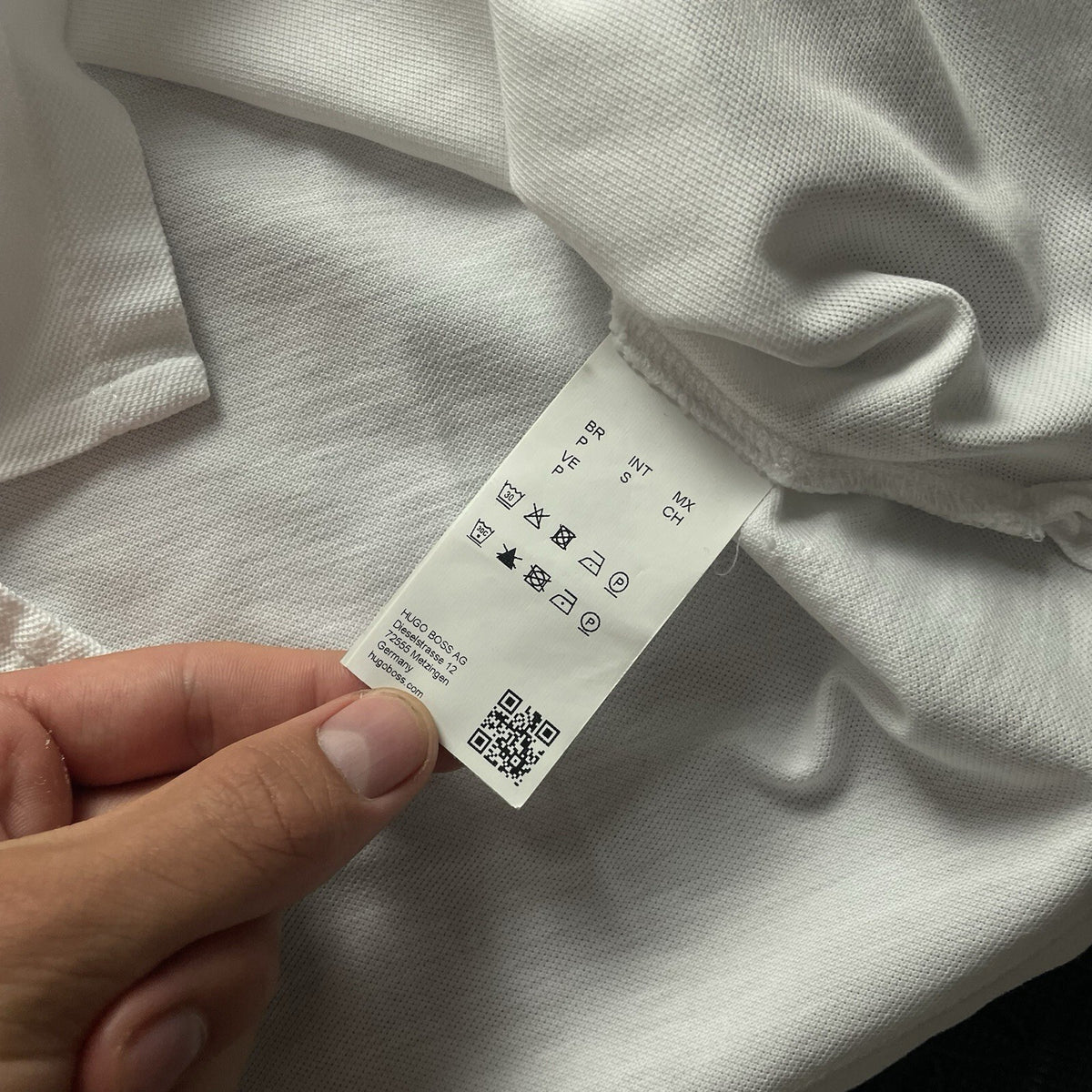 Hugo Boss White Polo Shirt | Men’s Classic Fit S / 3191
